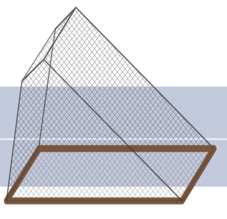 WATERLINE Überwurf-Moskitonetz für Luken 620x620/720x720mm