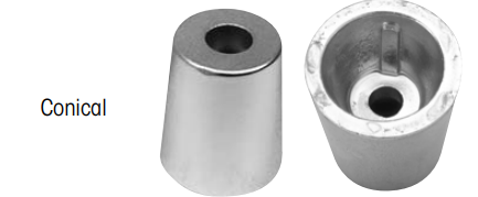 Plastimo Zinkanoden für Propellermutter 22 bis 60 mm