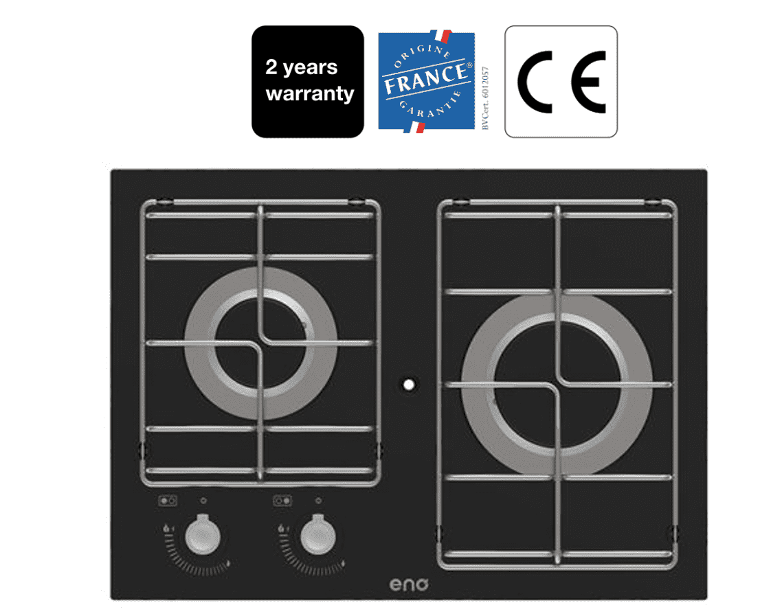 Eno Masterglass 2 Brenner Einbaukochfeld