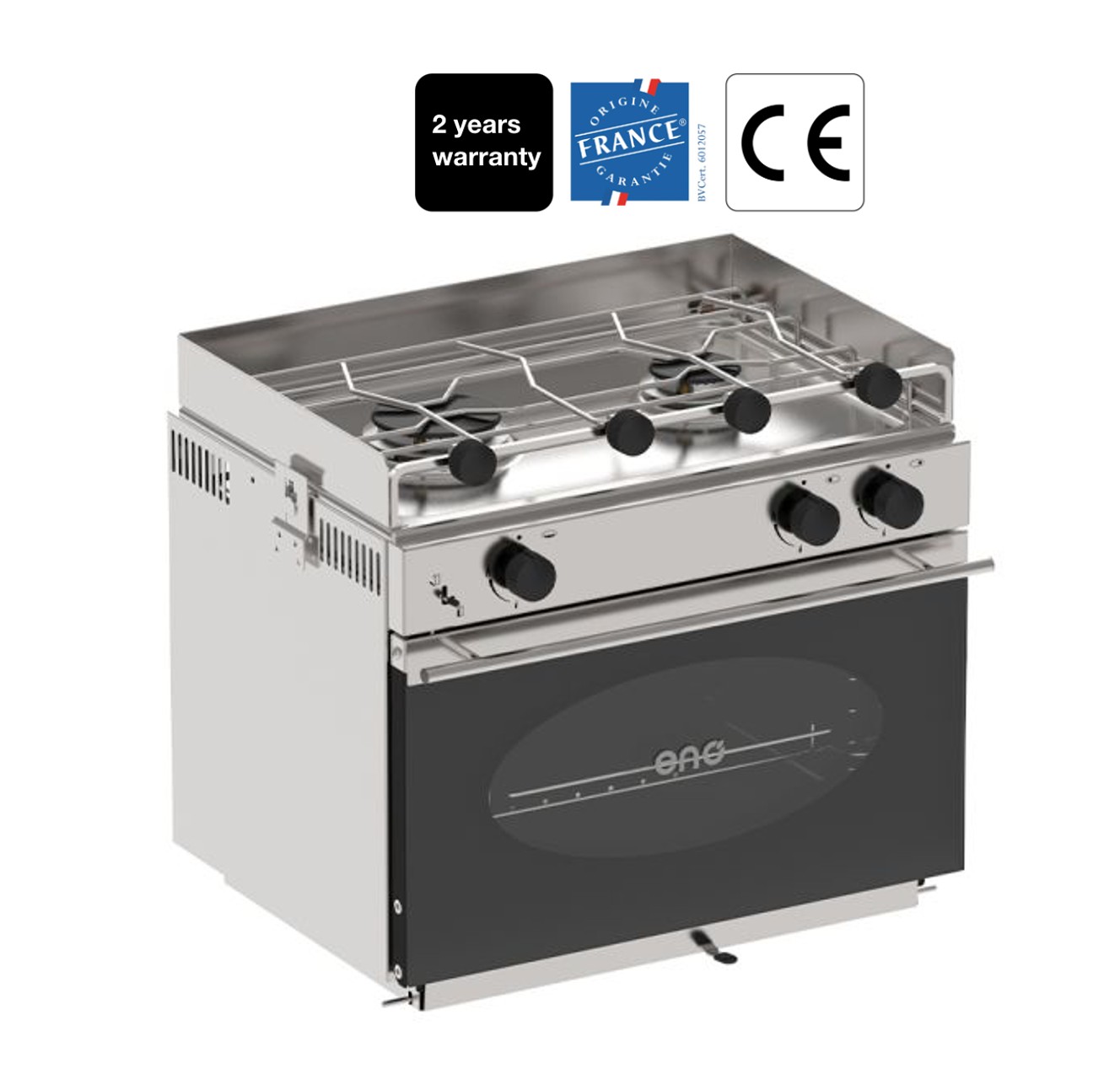 Eno Origin 2-flammiger Kocher mit Backofen