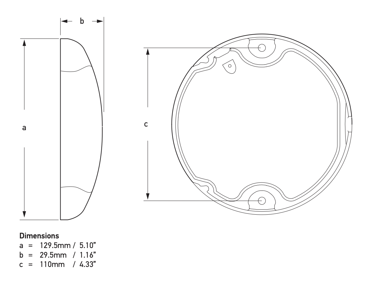 Hella EuroLED 130 LED Deckenlicht mit Berührungsschalter