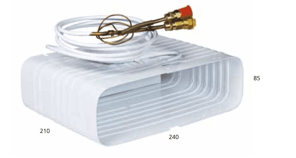 Isotherm Selbstpumpende Seewasserkühlung Kühlanlage mechanisches Thermostat 12/24V bis max. 125 Liter (2051)