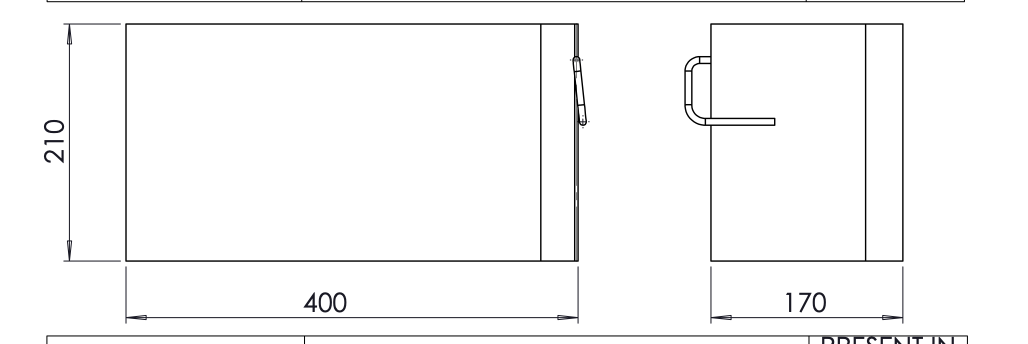 Isotherm L-Verdampfer 410x185x210mm