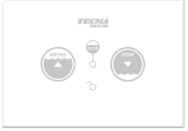 Tecma Elegance 2G Toilette 24V Standard weiß, Touch SFT, Magnetventil