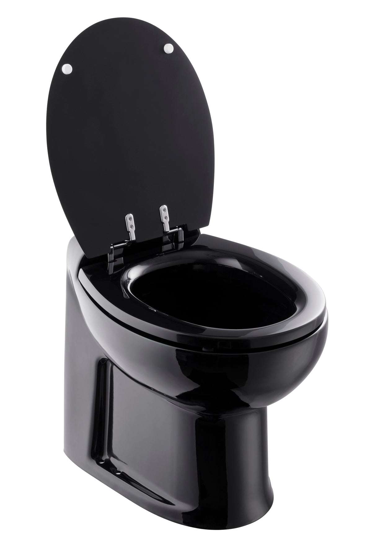 Tecma Silence Plus 2G Toilette 12V Standard schwarz, Softclose, SFT Bedienpanel, Einlasspumpe