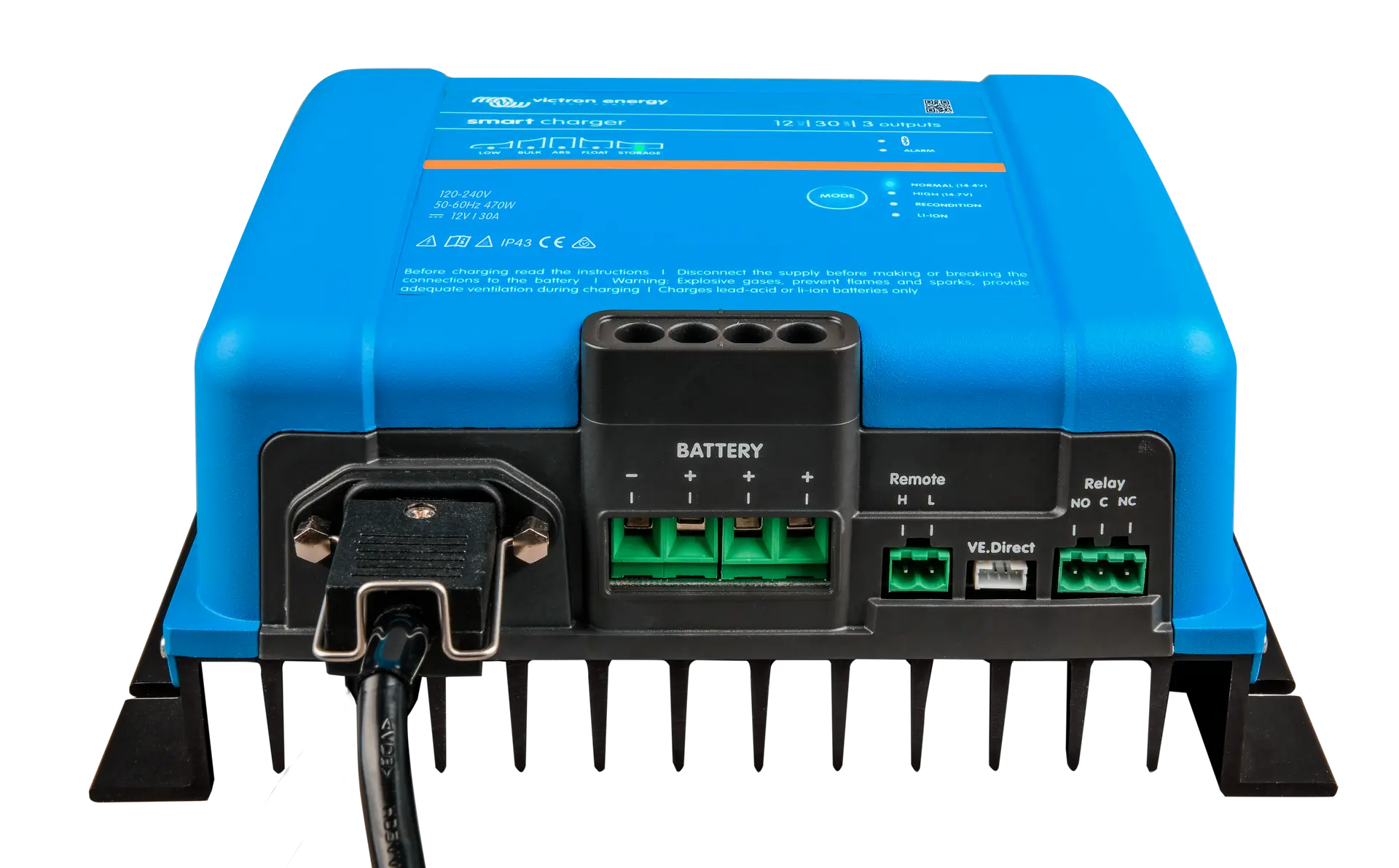 Victron Phoenix Smart IP43 Charger 12/30(3) 120-240 V
