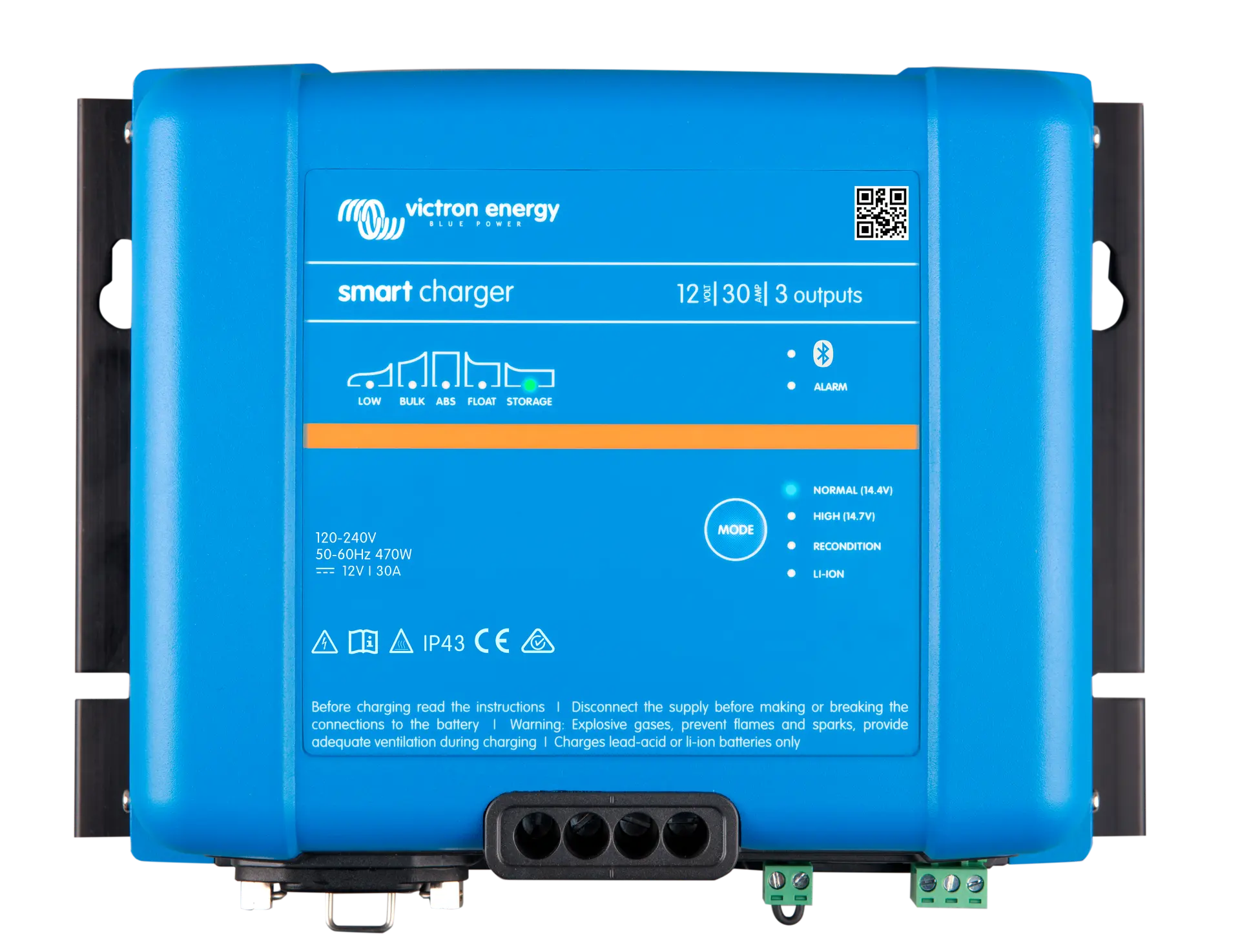 Victron Phoenix Smart IP43 Charger 12/30(3) 120-240 V