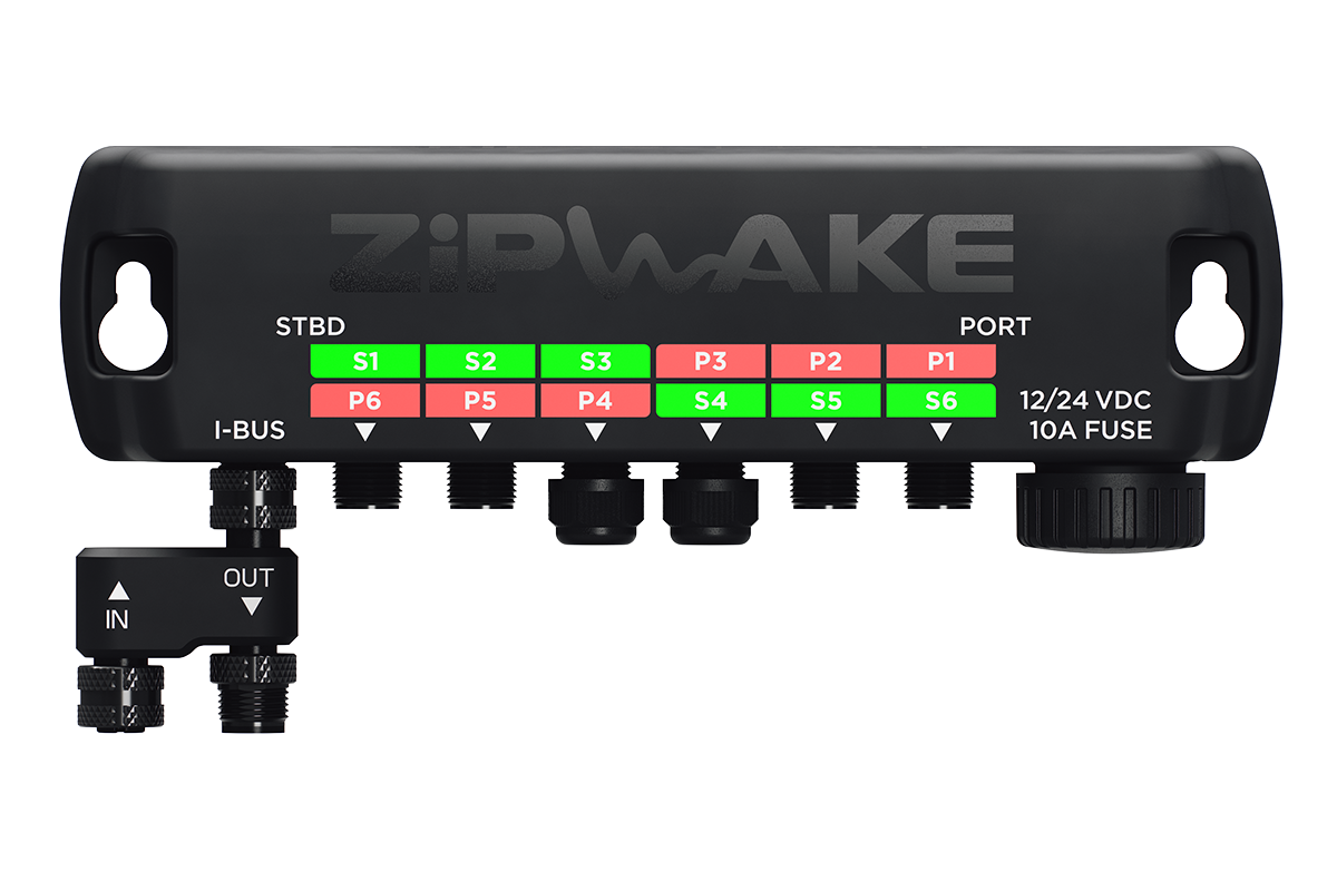 Zipwake Distribution Unit Serie S & E PRO WITH POWER CABLE 4 M
