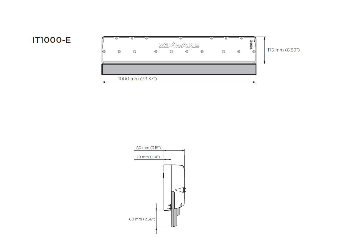 Zipwake Kit Box 600 E CHINE