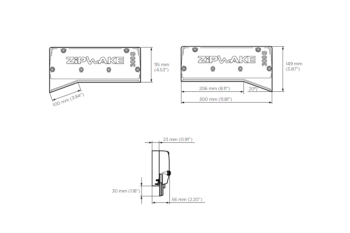 Zipwake Kit Box KB300-S CHINE