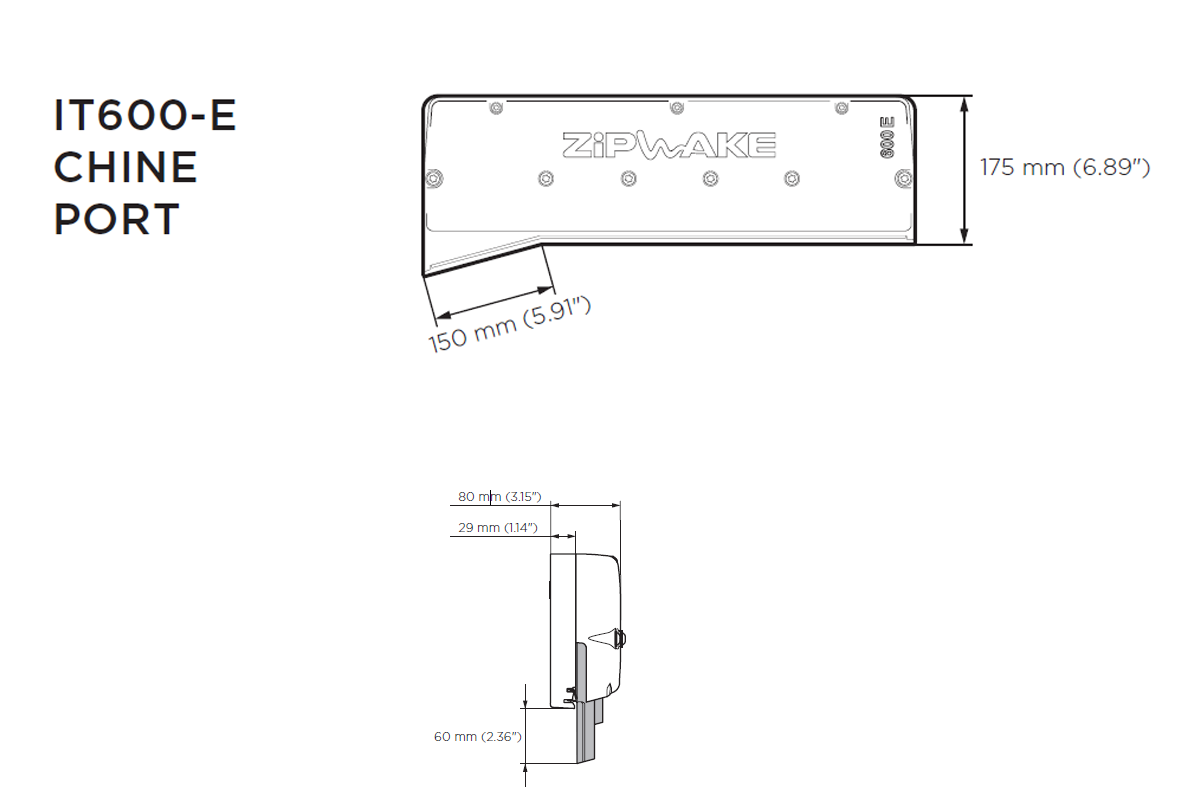 Zipwake Interceptor 600-E PRO CHINE STBD