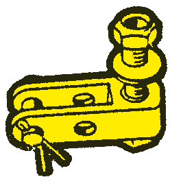 Seastar Gabel A375 Für Steuerkabel Mit Loch