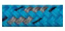 Allpa Allcord-19, Doppelt Geflochtene Schotleine Full Color, Ø10mm, Blau Mit Grauem Kennfaden, 200m