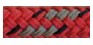 Allpa Allcord-19, Doppelt Geflochtene Schotleine Full Color, Ø10mm, Rot Mit Grauem Kennfaden, 200m