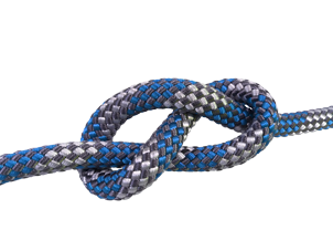 Allpa Allcord-20, Doppelt Geflochtene Schotleine Mixed Colors, Ø10mm, Grau/Blau, 200m