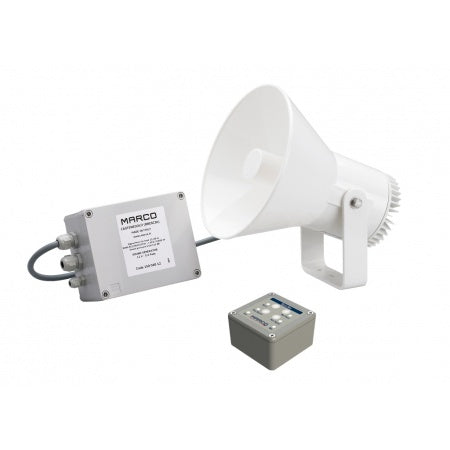 MARCO BSH zugelassene Schallsignalanlage EW2,  12 oder 24 Volt, 120dB, bis 20 Mtr.