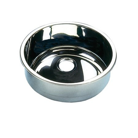 BARKA Waschbecken zylindrisch Edelstahl poliert 30x12,5-30x18mm