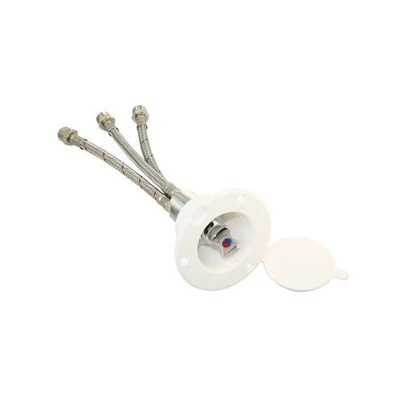 BARKA Einbau-Einhandmischer MsCr/Kunststoff mit Gewinde 3/8' Ersatzgehäuse/Deckel
