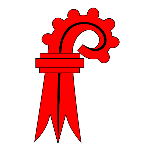 Allpa Basel Land Flagge 20x30cm