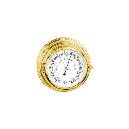 BARIGO Bullaugen-Quarzuhr/Barometer/Thermometer Yacht Ms Skala 100mm, 150x70mm