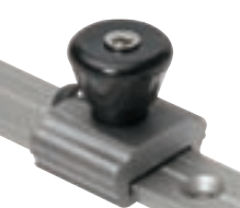 BARTON Endstopper mit Schnapparretierung für T-Schiene 20 mm, Gr. 1