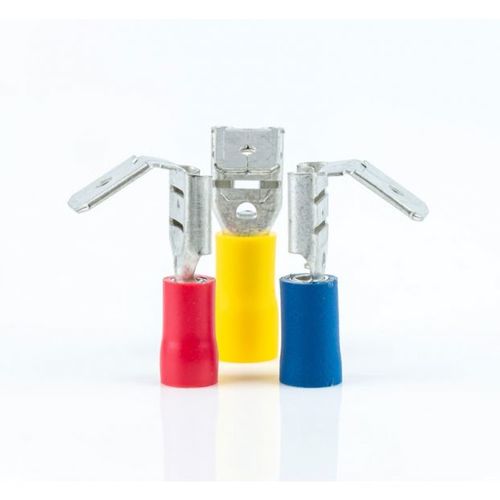 Crosseven Isolierte Flachsteckadapter,Gelb,4-6mm²