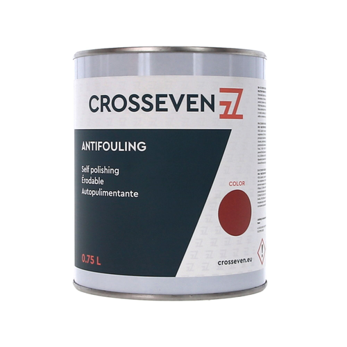 Crosseven Selbstpol. Antifouling Rot 0,75 L