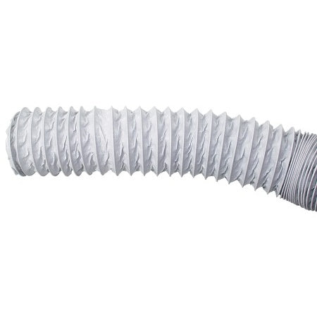 Lüftungsschlauch mit Stahlspirale PVC 75-100mm weiß 6m