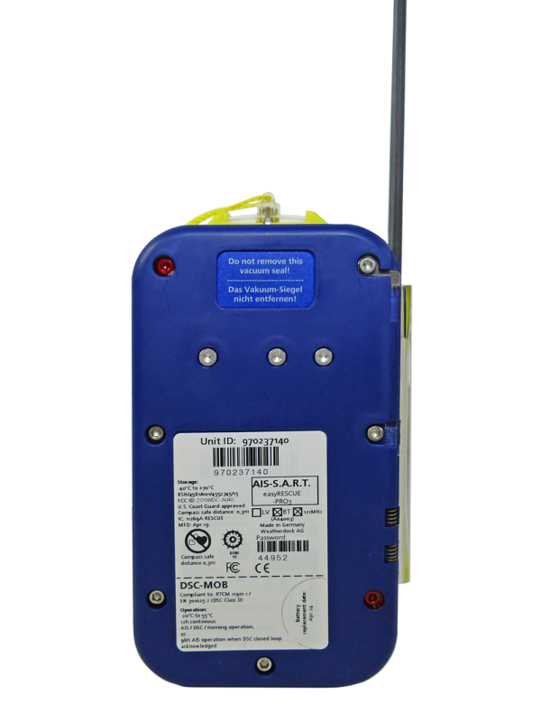 Weatherdock easyRESCUE-PRO³ automatischer AIS + DSC + homing Seenotsender BSH SOLAS