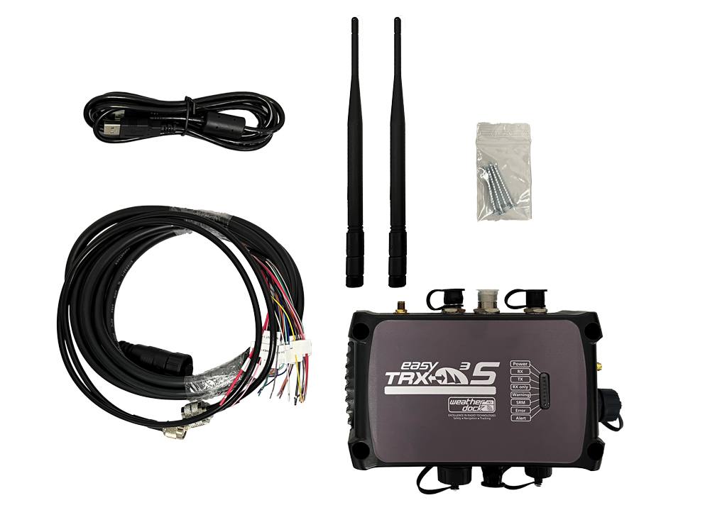 Weatherdock easyTRX3S-LAN AIS Sender & Empfänger mit ME SENSE + WiFi/LAN
