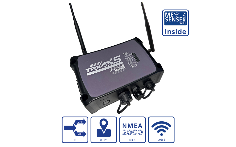 Weatherdock easyTRX3-S AIS Sender & Empfänger mit ME SENSE + WiFi