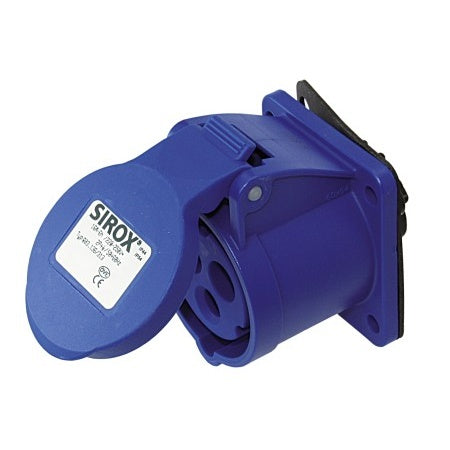 CEE Anbau-Kupplung mit Klappe 230V 3-polig