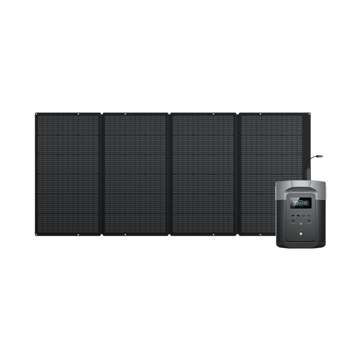 ECOFLOW DELTA 2 MAX + 400W SOLARMODUL Bundle