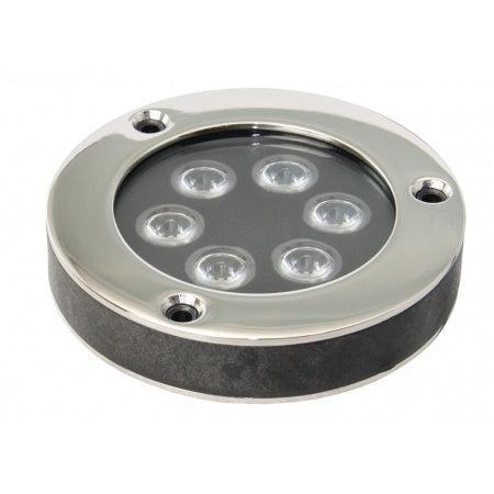 LED-Unterwasserlicht Merlin GFK/A4 12/24V 14W weiß/blau
