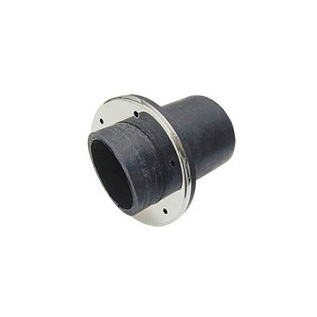 Auspuff-Spiegeldurchführung Gummi/Edelstahl für 0/50/60 mm Abgasschlauch