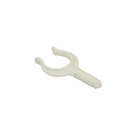 Rudergabel Nylon für Riemenruder 38-58mm, Pin 19x46-53mm, weiß/ anthrazit