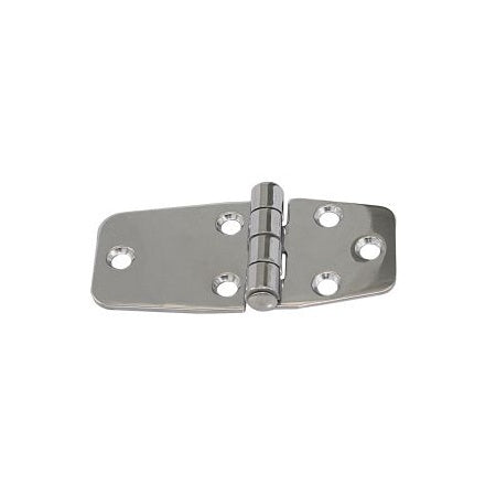 Scharnier, gestanzt, asym. A2 84x38,5x2,0mm