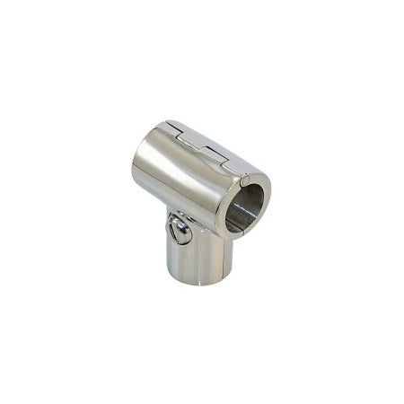 Reling T-Stück 60°/90°, aufklappbar A4 für Rohr 22/25mm