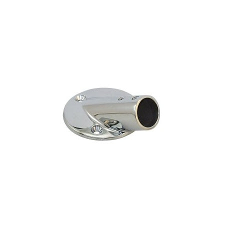Relingfuß 30°, rund A4 für Rohr 22/25mm metrisch