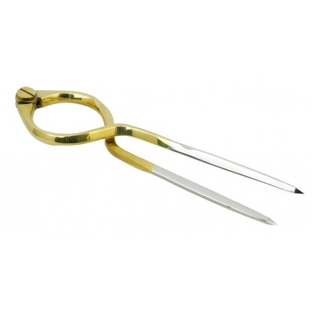 Einhand Marinezirkel aus Messing, mit Edelstahlspitze 200mm