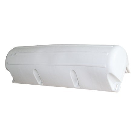 Stegfender/Bumper für Rechteckprofil PVC 885x270mm weiß