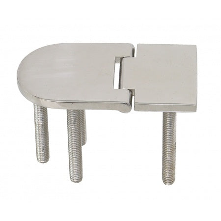 Scharnier mit Gewinde A4 76x40x4,0mm, M6x45mm