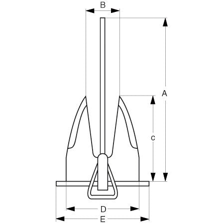 FOB Plattenanker THP verzinkt 4-10kg