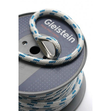 GLEISTEIN Ankerleine mit Blei-Einlage Bleileine PES 10-16 mm inkl. Kausche A4, 35/40 Mtr.