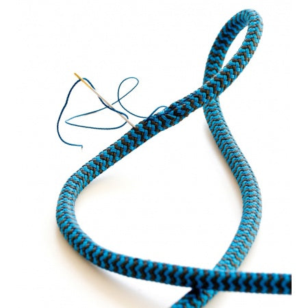 GLEISTEIN RollerTwin Dyneema/PES/Technora Schot/Fall 6-14 mm, Blau/Schwarz, Meterware