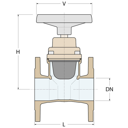 Guidi Antihaft-Ventil „Alex“ - DN50 PN06