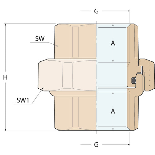 Guidi Düse-FF konisch - G 1''1/4