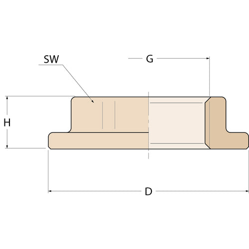 Guidi Flanschmutter - G 1''1/4