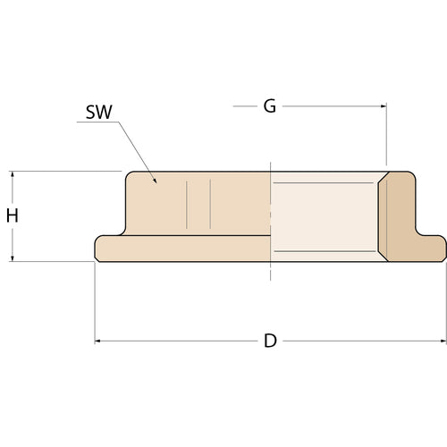 Guidi Flanschmutter - G 2''
