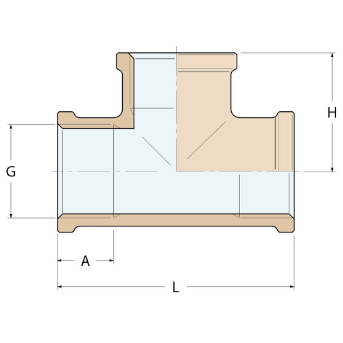 Guidi Guidi T-Stück FFF - G 4''